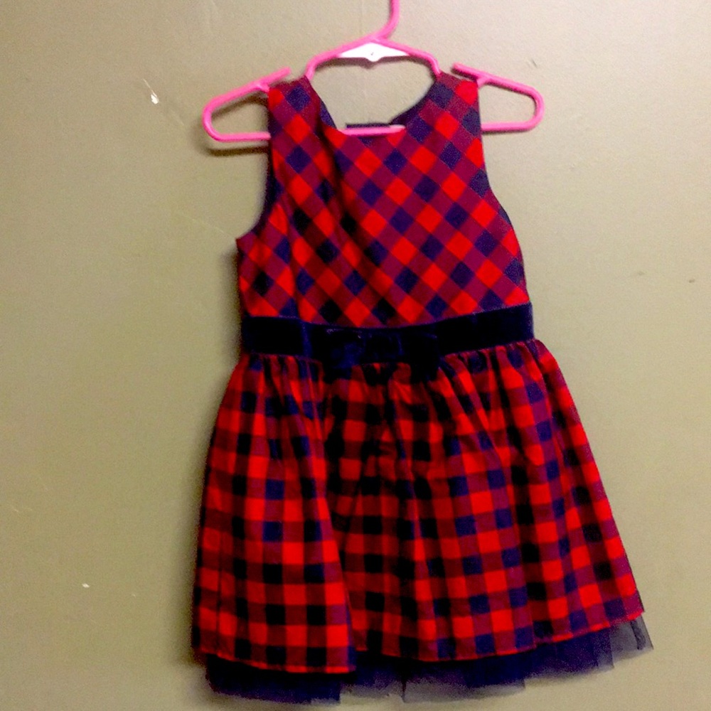 Cat and jack red blue Dress